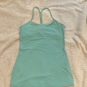 Lululemon Power Y Tank Top - light teal